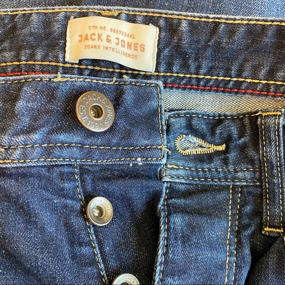 Jack & Jones CLARK ORIGINAL REGULAR FIT JEANS 30 - Picture 7 of 10